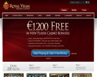 Royal Vegas Casino verkkosivusto